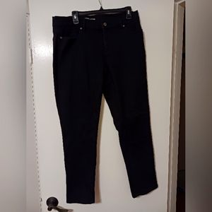Black Liz Claiborne Boyfriend  Skinny Jeans,  size 14